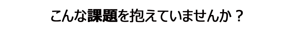LP_kadai1上 こんな課題を抱えていませんか?