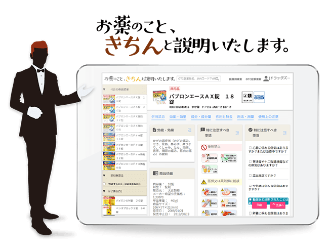 お薬のこと、きちんと説明いたします。